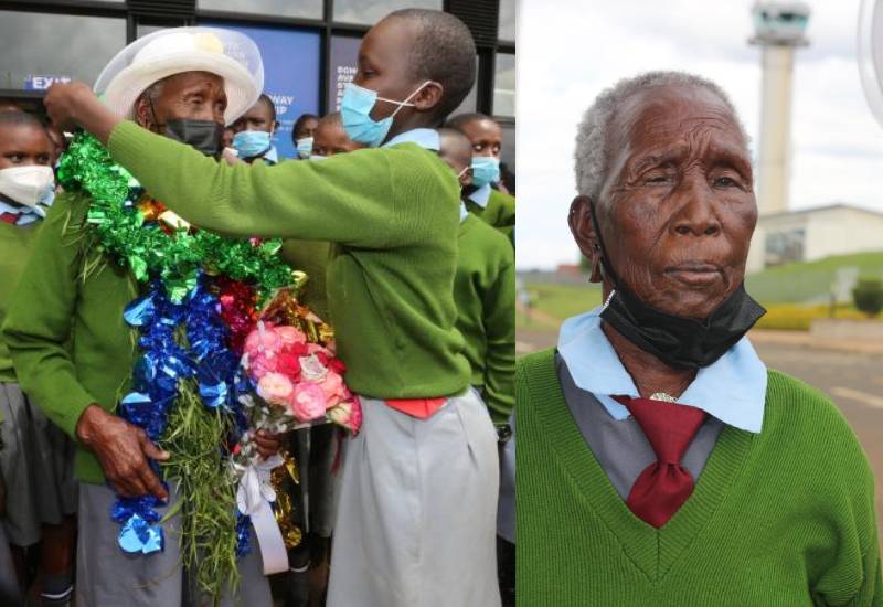 Meet Kenyan granny, 98, a standard six pupil and superstar in France