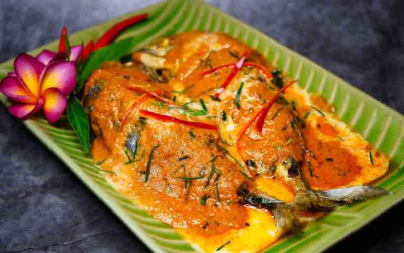 Marinated fish with a touch of coconut