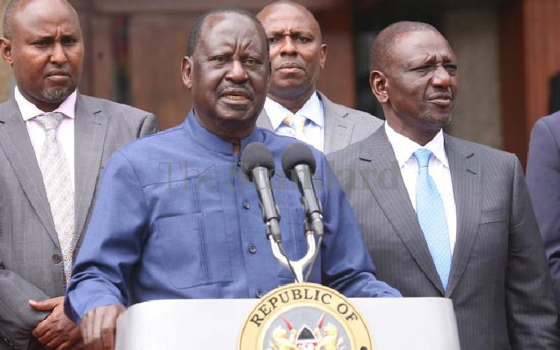 Raila risks soiling his legacy after deal with Kenya Kwanza