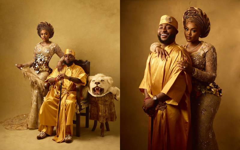 Davido and Chioma's pre-wedding photoshoot goes viral