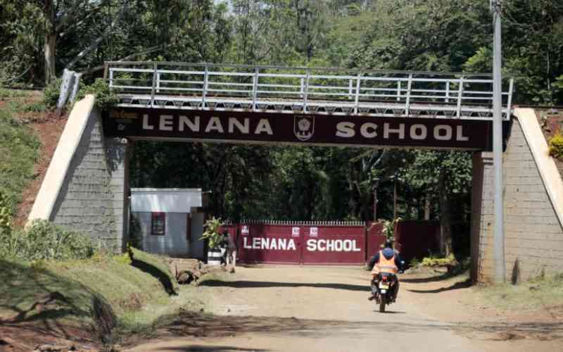 When Lenana School students slept at State House