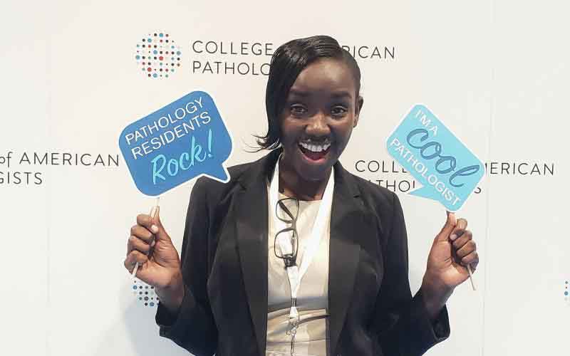 Kenyan girl defies odds to make it big at US medical firm