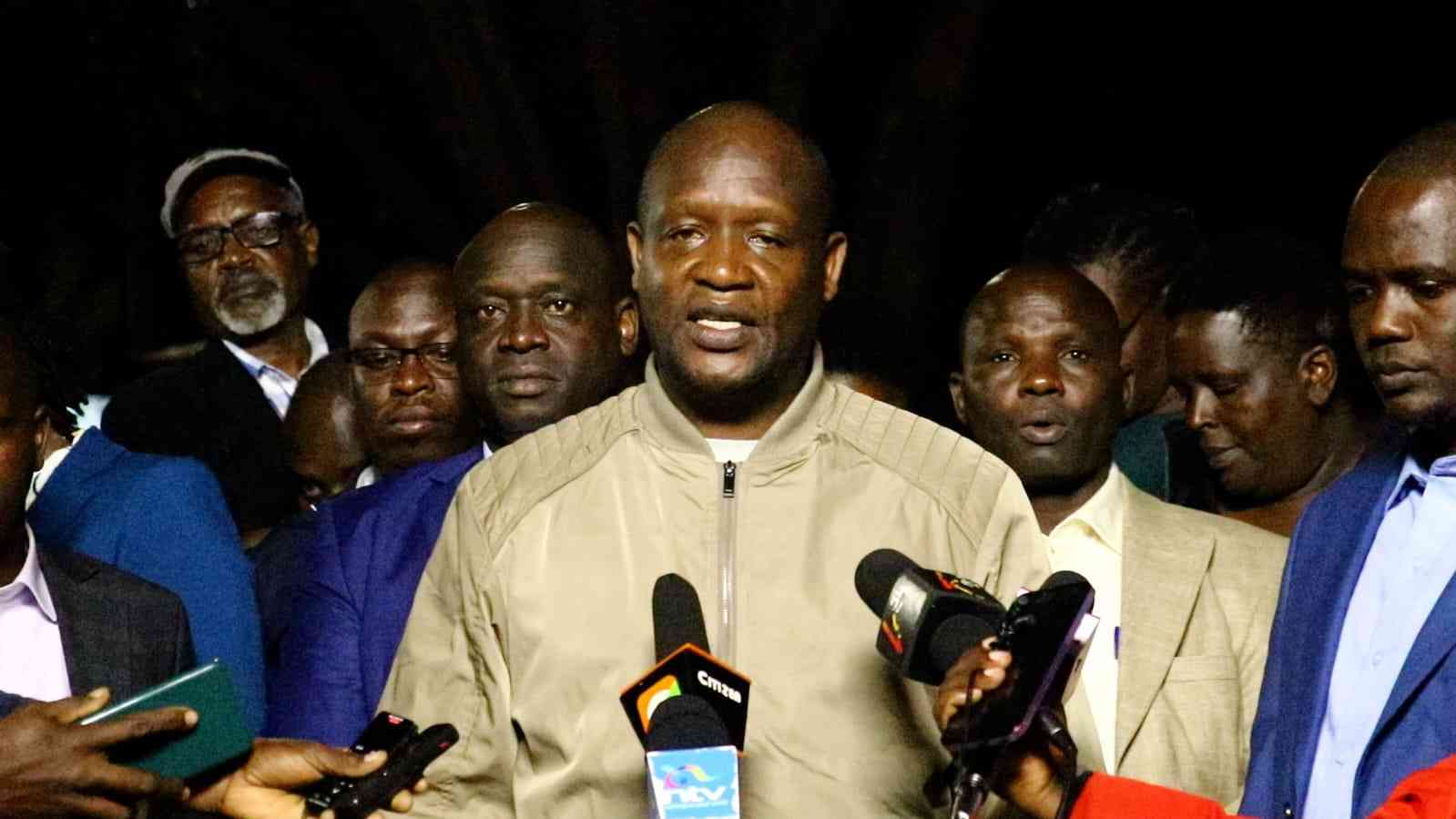 Chaos as Kericho Governor Erick Mutai is impeached again