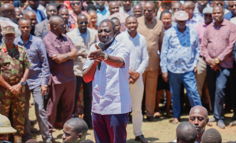 President Ruto continues with his development tour in Nairobi, visits Kibra and Langata areas