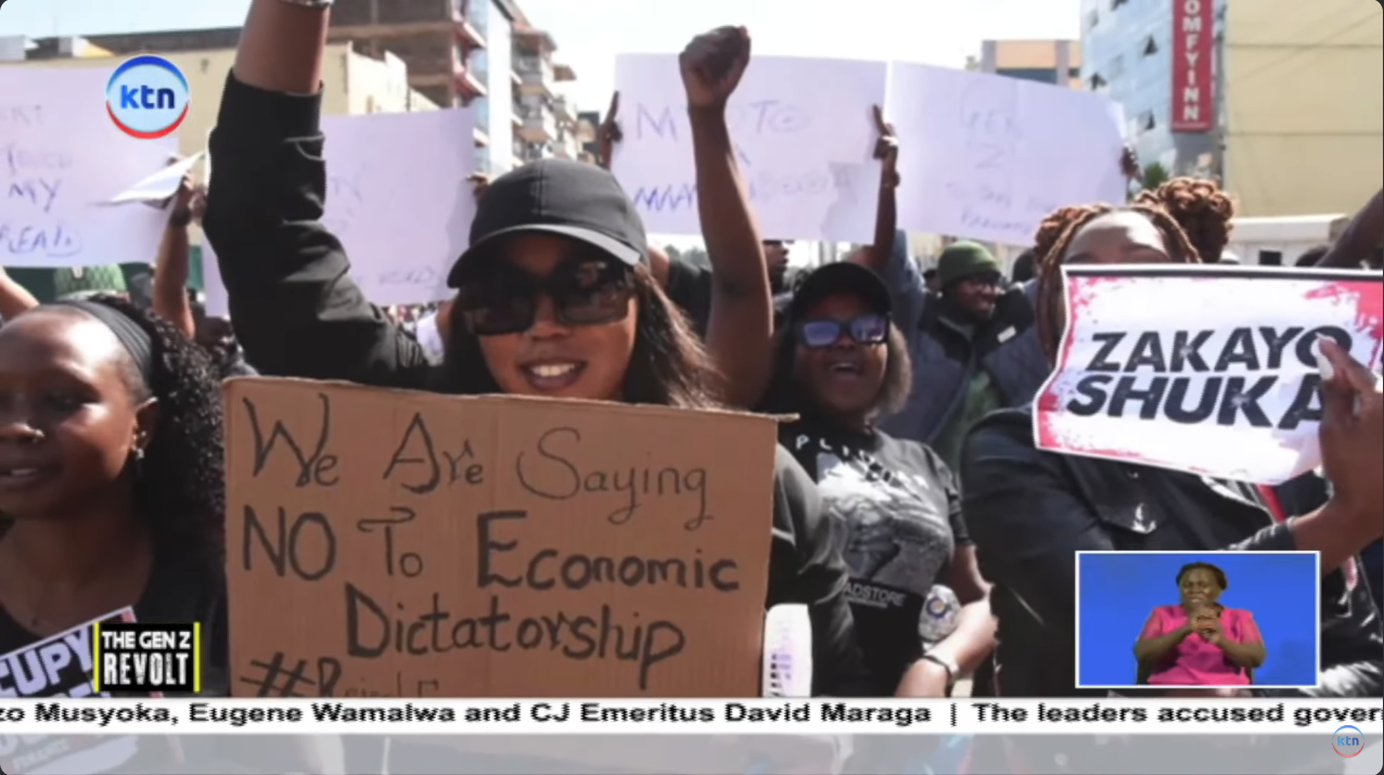Fearless women on the frontline during the 2024 anti-finance bill protests