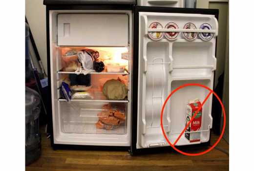 Food storage: Where we should store different items in the fridge