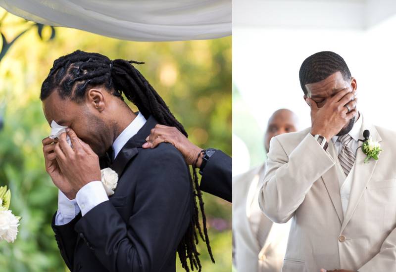 Five reasons men cry on their wedding day 
