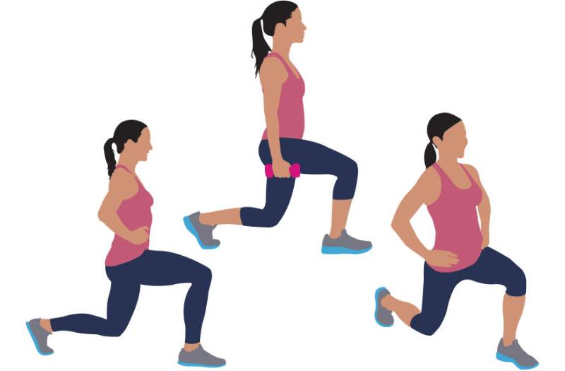 How to do a forward lunge properly - The Standard Evewoman Magazine