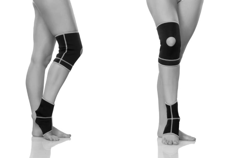 When to wear knee or ankle support