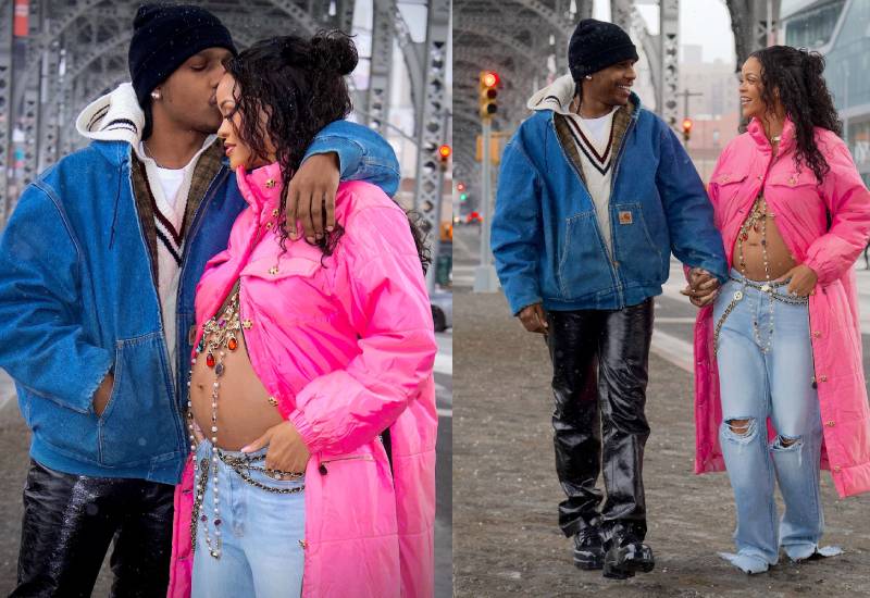 Singer Rihanna and rapper A$AP Rocky expecting first child 
