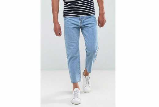 jeans above ankle mens