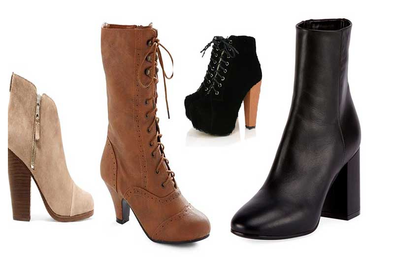 Ideas to slay the heel boots during the cold season Eve woman