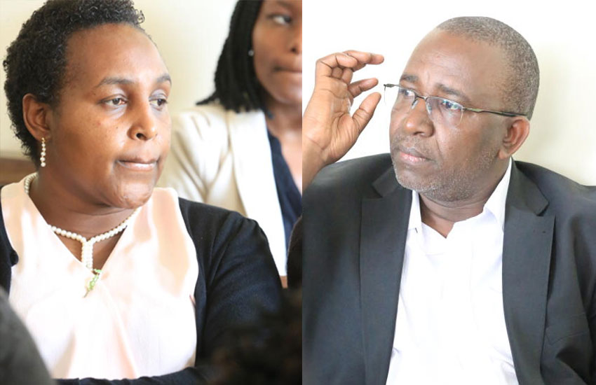 Marianne Kitany and Meru Senator Mithika Linturi (Courtesy)