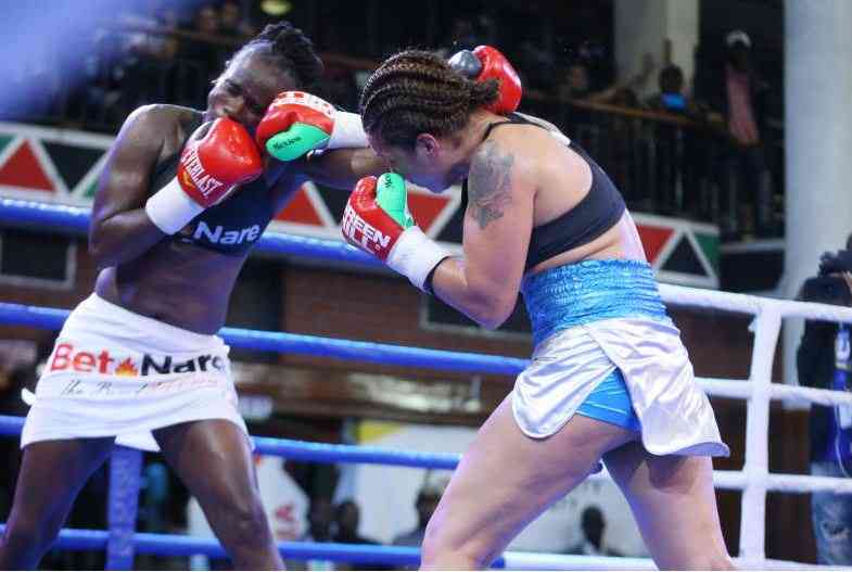 Sarah 'Angel of War' Achieng' brings good news to Kenyan pro boxers
