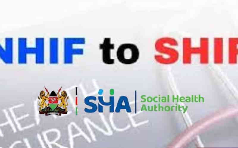 Only nine counties meet SHA statutory remittance deadline