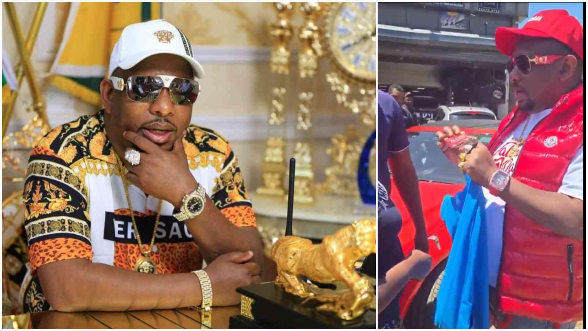 Mike Sonko dishes out flavoured condoms, chocolates to Nairobi residents celebrating Valentine's Day