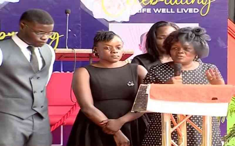 Pilot George Were laid to rest as family remembers a gentle, peace-loving father