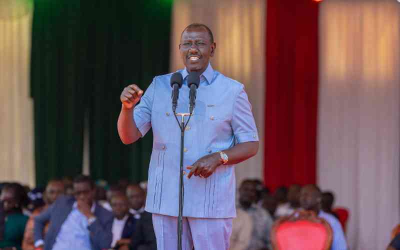 Ruto furious after blackout plunged Kisumu interview into darkness