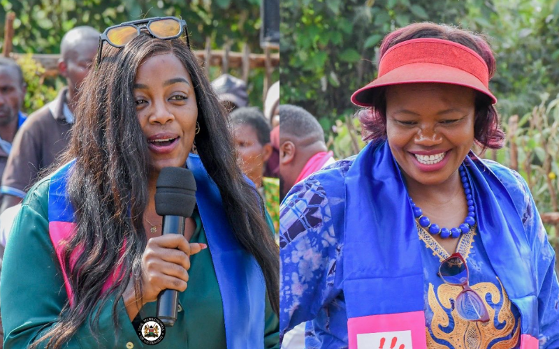 Gathoni Wamuchomba teams up with Jackie Matubia team up to empower Kiambu youth with digital skills