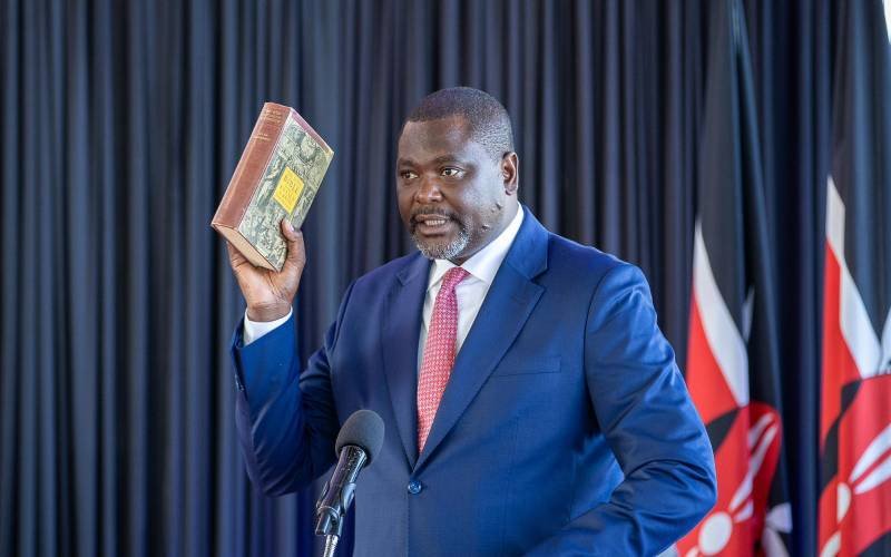 CS Ruku refutes Gachagua's violence claim