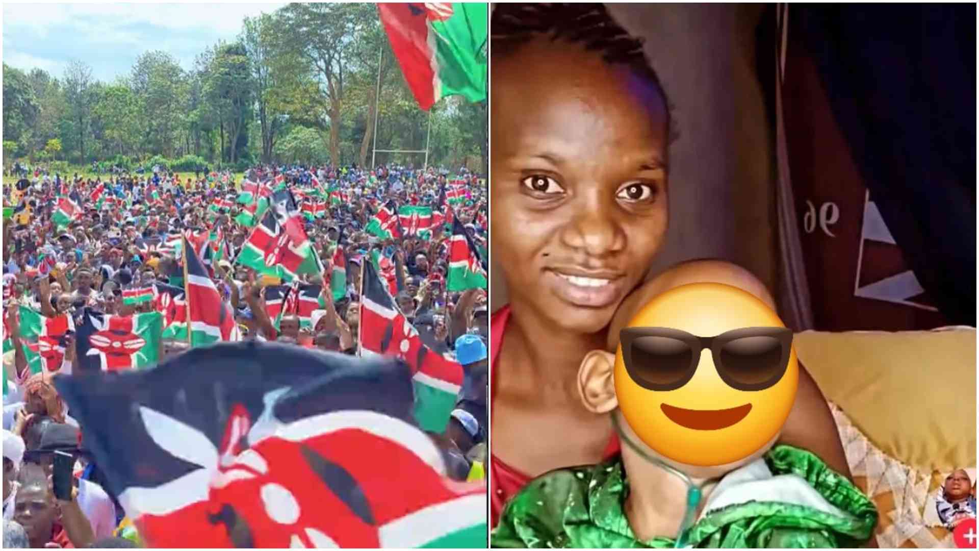 Netizens stands with Mama Gift: Thousands gather in Embu for a mother's love