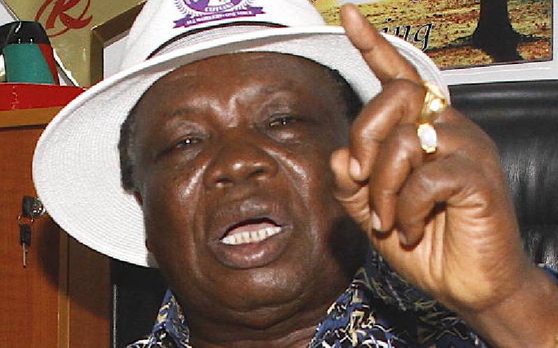 Francis Atwoli: William Ruto will one day be president but...