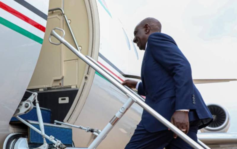 Ruto departs for Europe amid scrutiny over foreign travel record