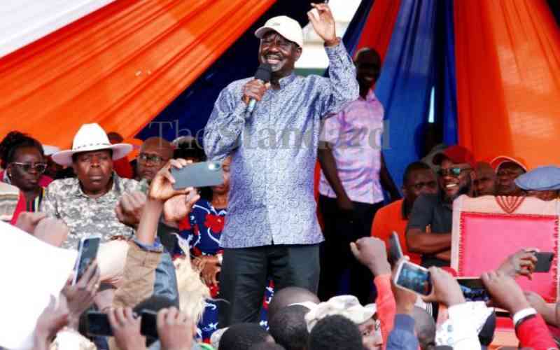Raila declares a 'public holiday' Monday, to walk to State House