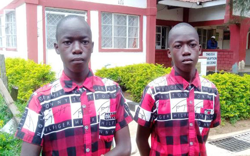 Identical twins selected to join same national school