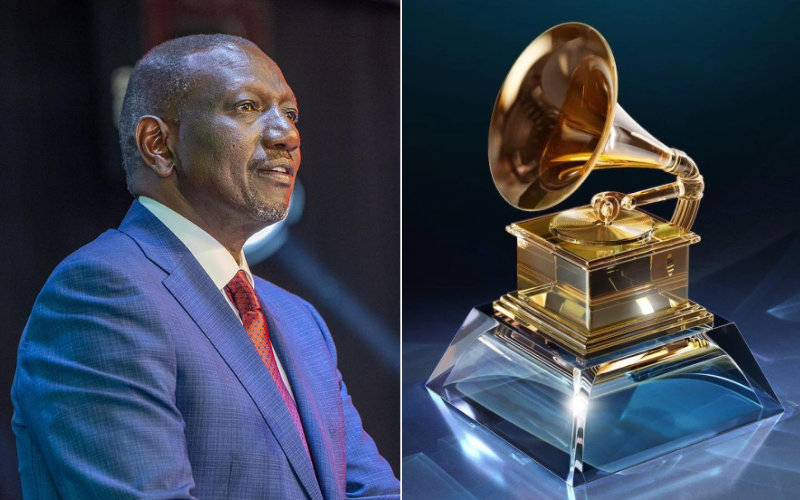 Ruto reveals plan to meet Grammy Awards organisers in bid to build world-class studio in Kenya
