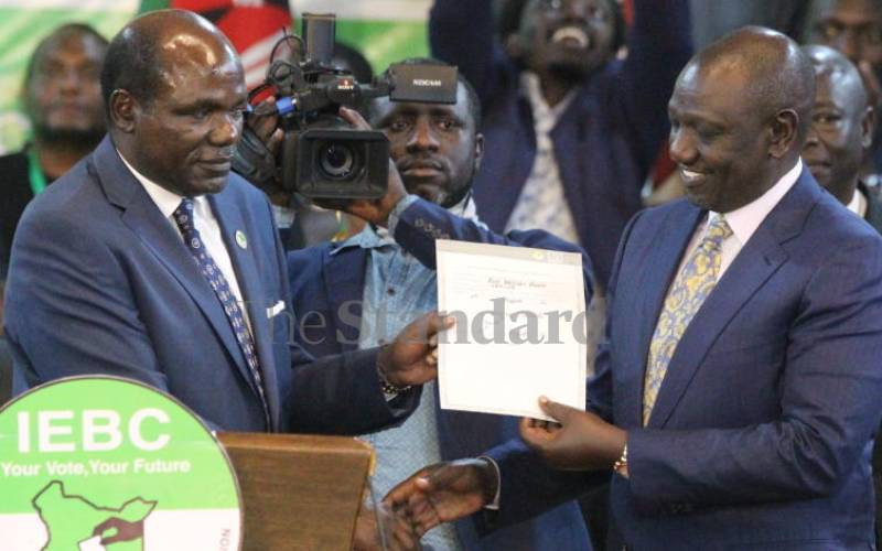 Raila lost, Ruto won; let them talk and end their differences