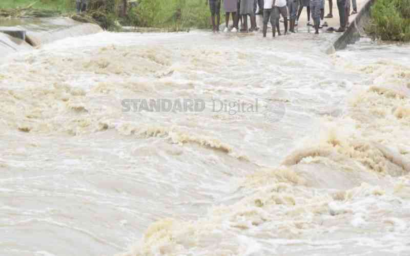 Ilmotiok residents protest over collapsed bridge