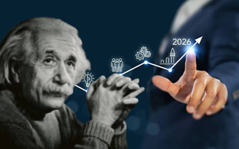 Albert Einstein, nuclear bombs and economic growth