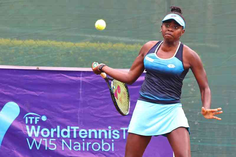 Angella Okutoyi serves her way to W15 World Tennis Tour semifinals