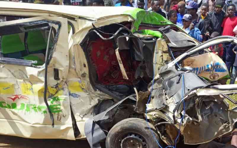 Several injured in Kamandura crash, heavy traffic jam builds up