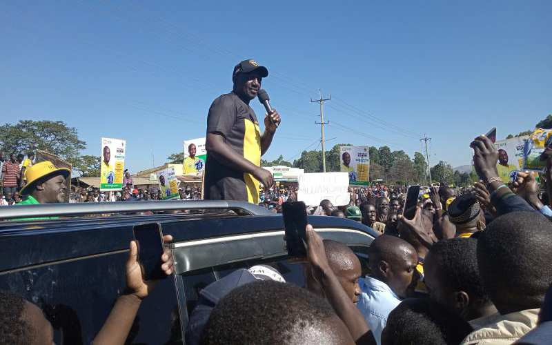 President Ruto begins a two-day tour to Trans Nzoia County