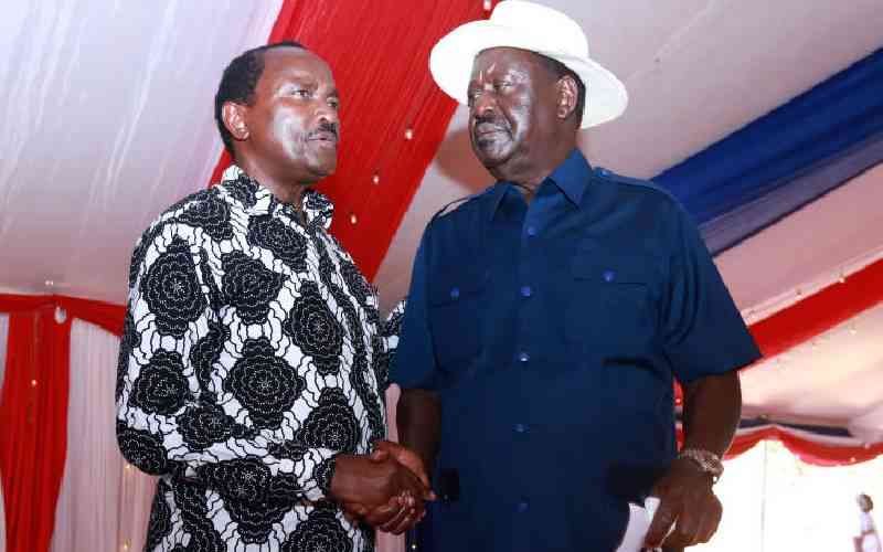 Raila: Kalonzo is fit for 2027 State House challenge
