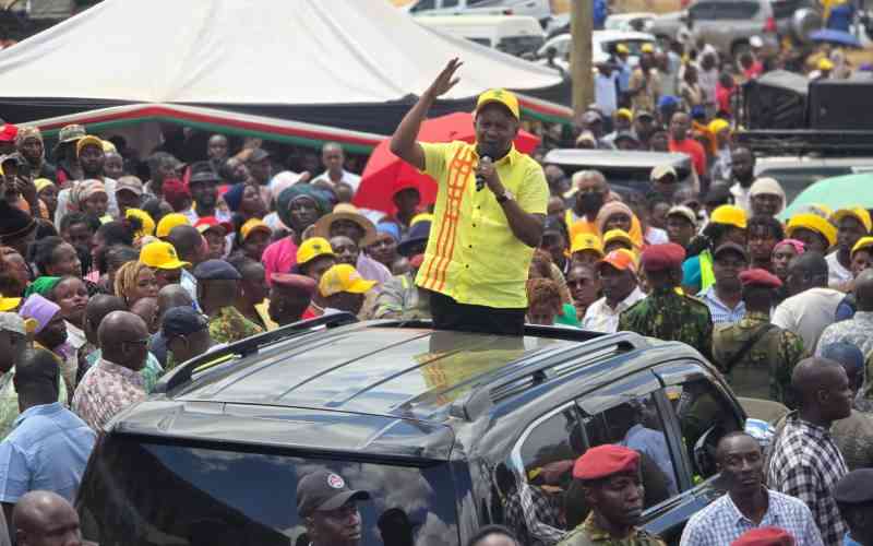 DP Kindiki inspects major road, market projects in Lari