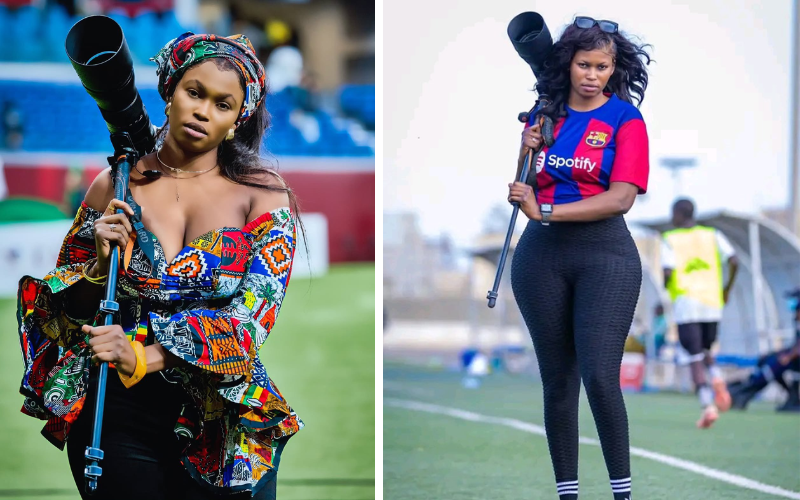 Senegalese photographer Amina Fall steals show with striking outfit, looks during AFCON 2025