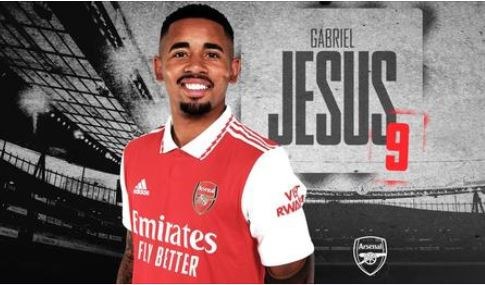 Arsenal complete Gabriel Jesus signing