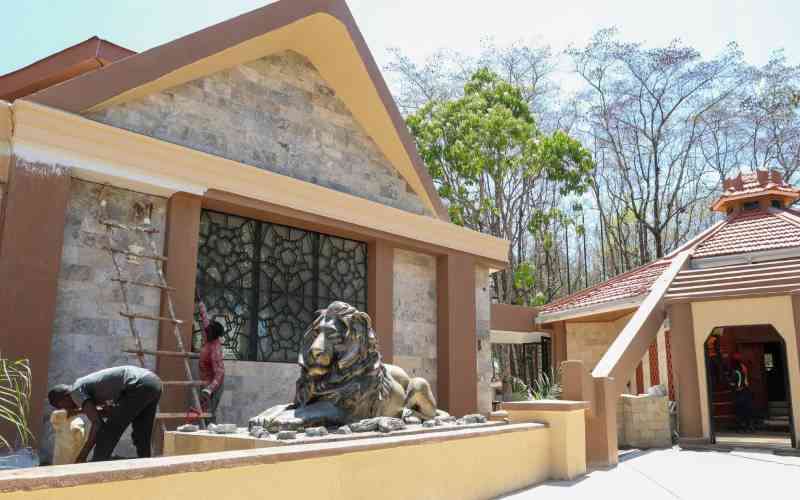 Raila Odinga Mausoleum nears to be unveiled next week