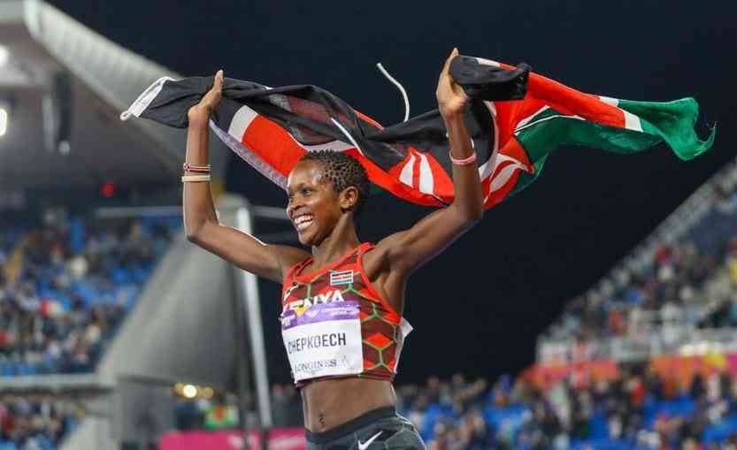 Commonwealth Games: Jackline Chepkoech bags second gold for Kenya after winning women's Steeplechase