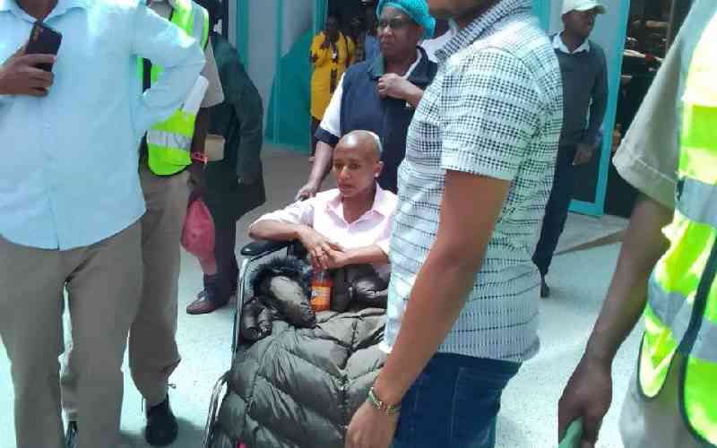 Kirinyaga Woman Rep Njeri Maina injured in attack by goons