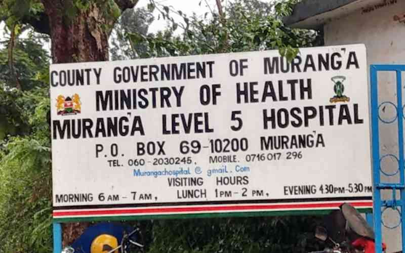 Murang'a gets new unit to accommodate 60 newborn