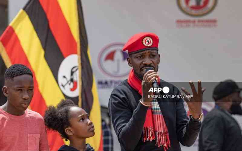 Wounded Ugandan opposition lea...