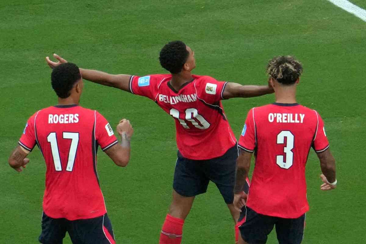 Kane, Bellingham on target as England win World Cup group