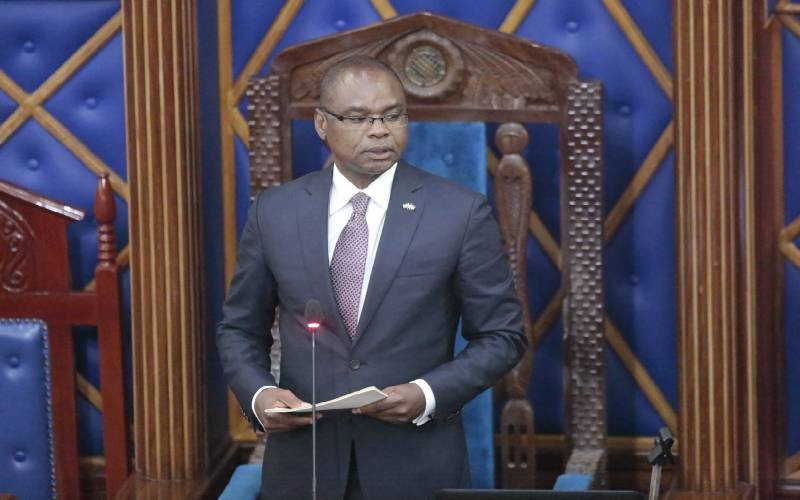 Amason Kingi's maiden speech in Senate as he assumes Speaker role