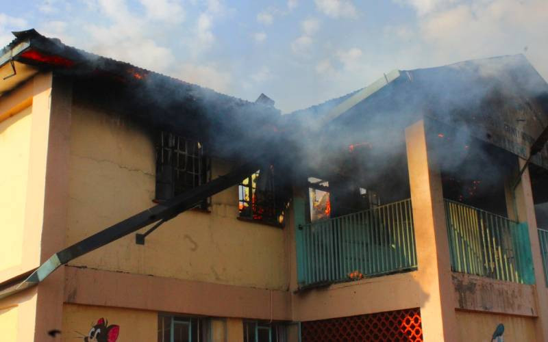 Property destroyed as fire guts down Mama Ngina Children's Home