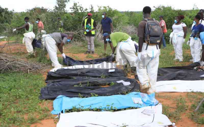 Shakahola massacre: Search and exhumation of bodies suspended