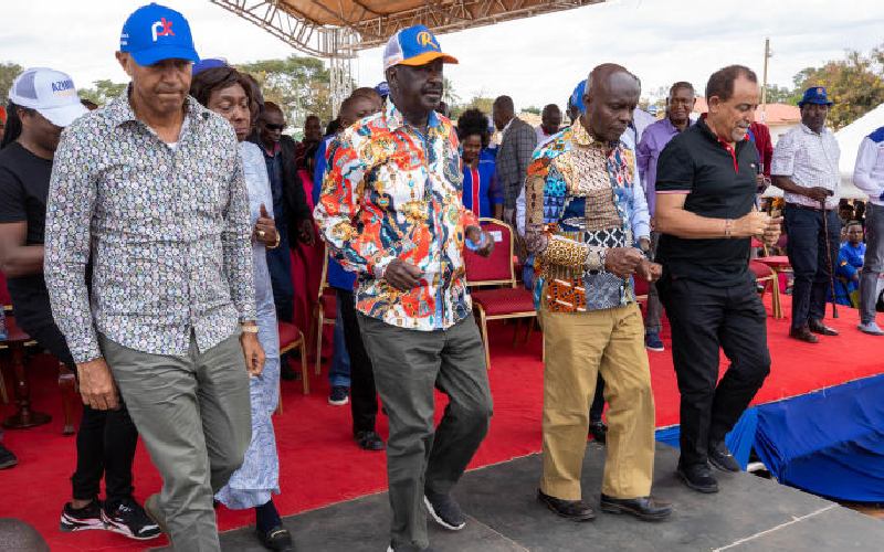 Raila's water pledge to woo Ukambani voters